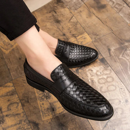 Heritage Leather Weave Loafer