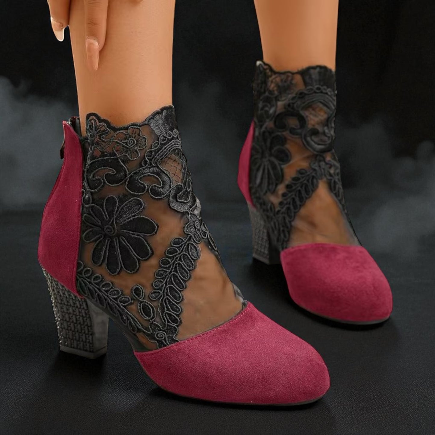 Shadow Lace Bootie