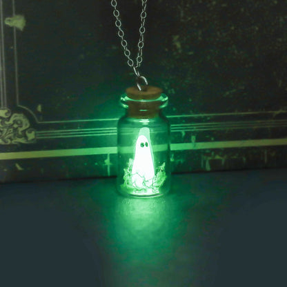 Adopt A Ghost Necklace & Earrings Set