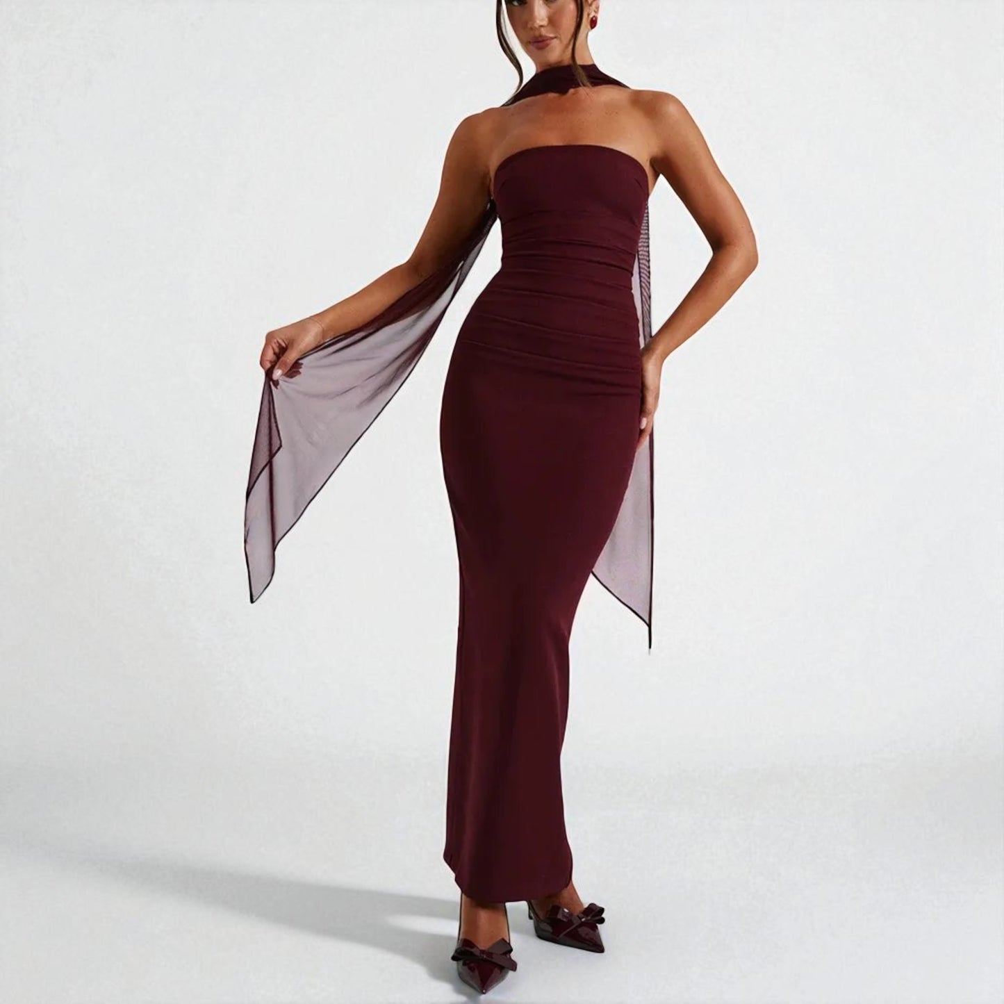 Camille Column Gown