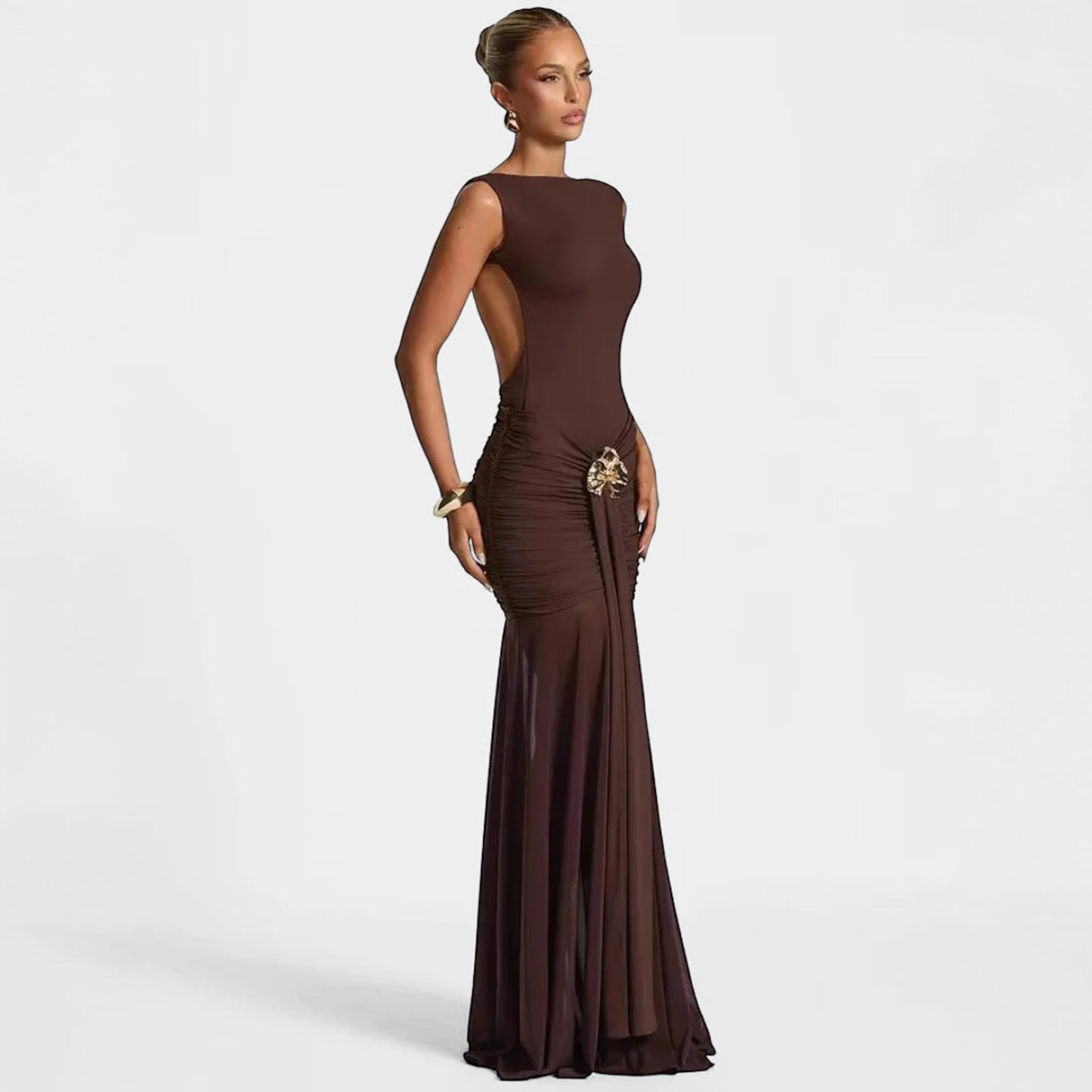 Genevieve Orchid Gown