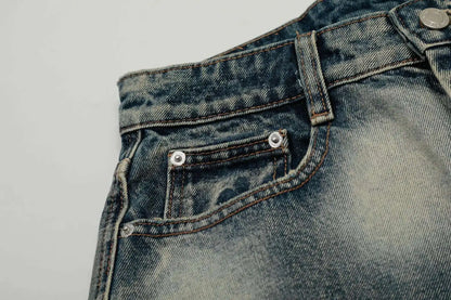 Modern Grunge Denim Short