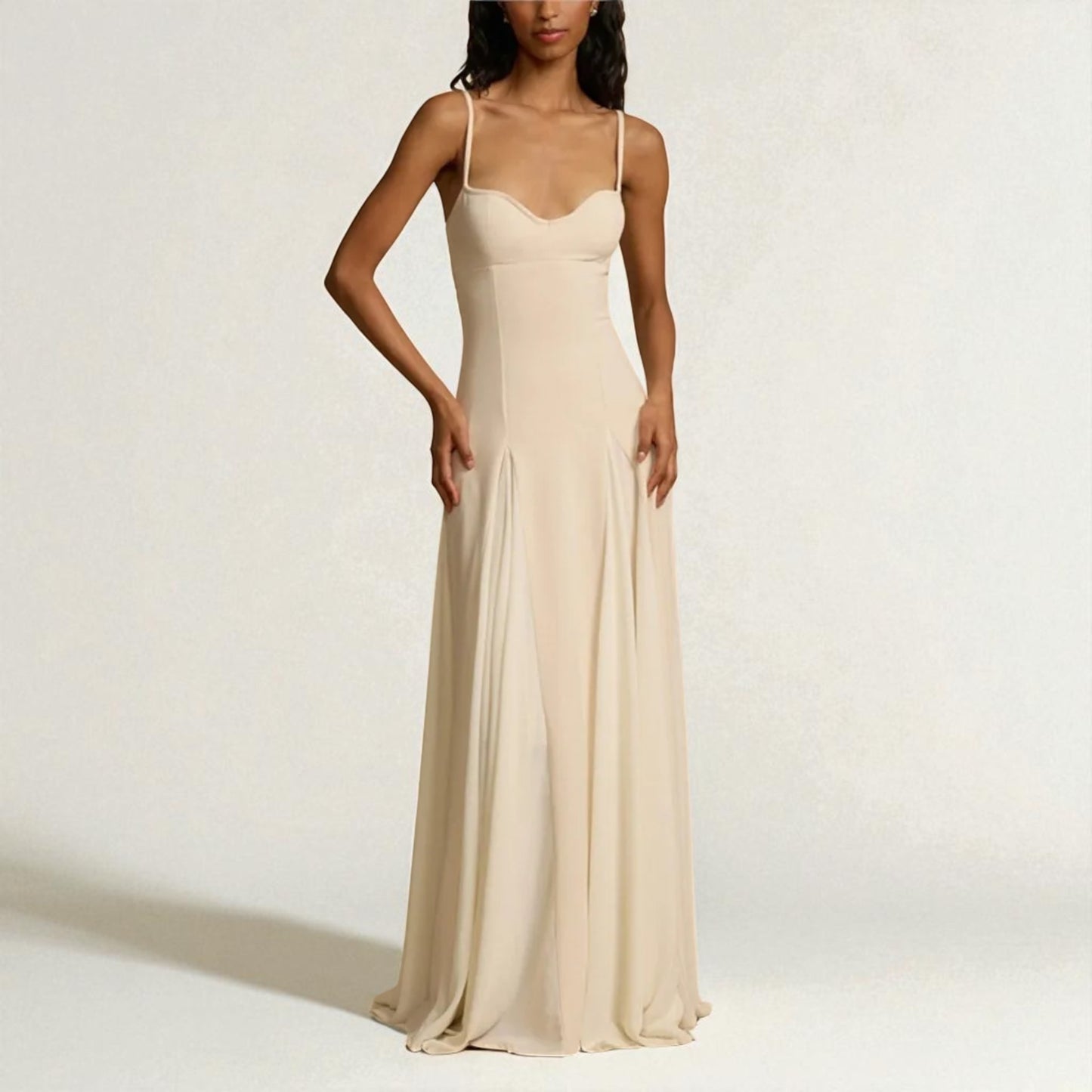 Ivory-Grace Maxi Dress
