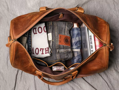 Voyager - Real Leather Travel Bag
