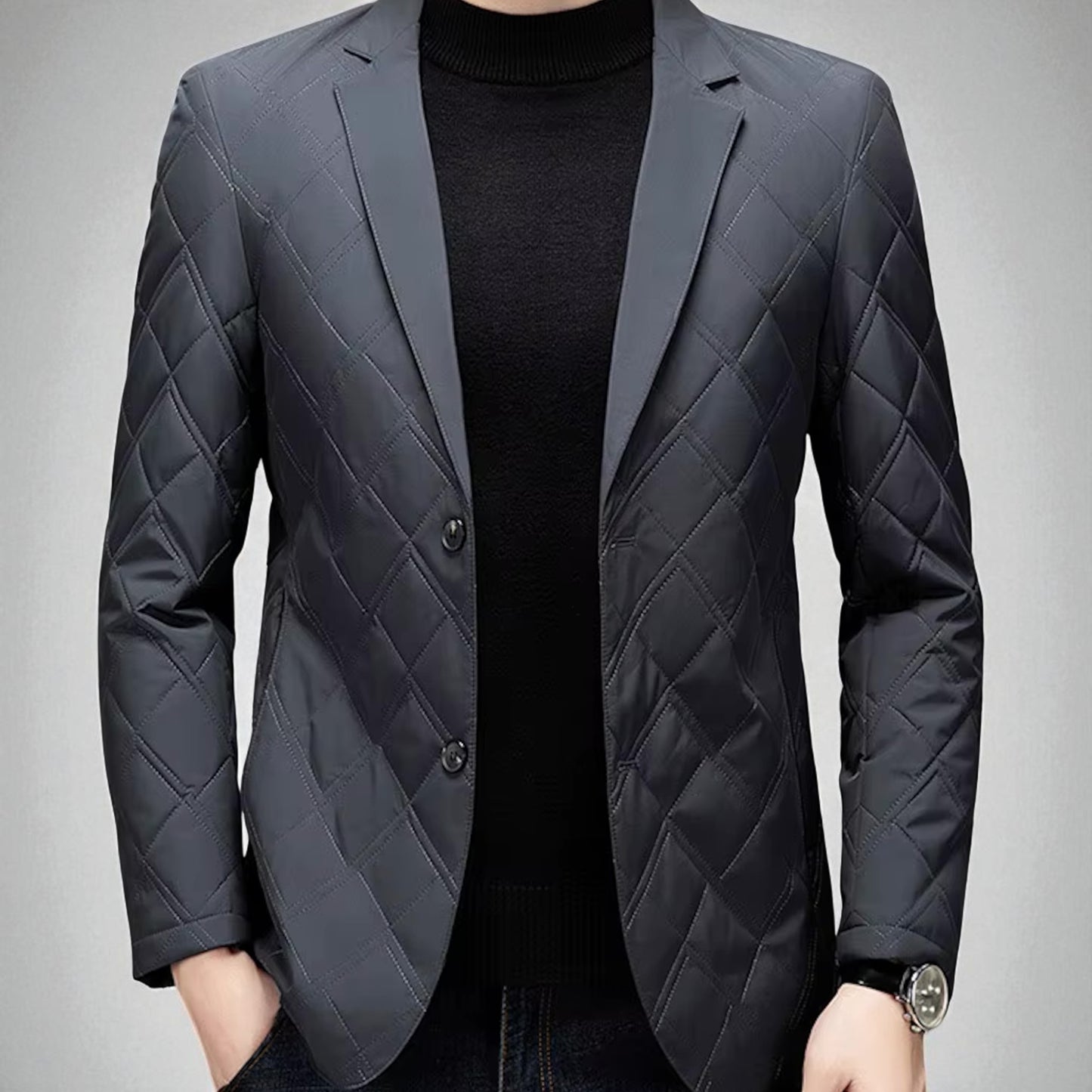 Diamond Quilt Blazer