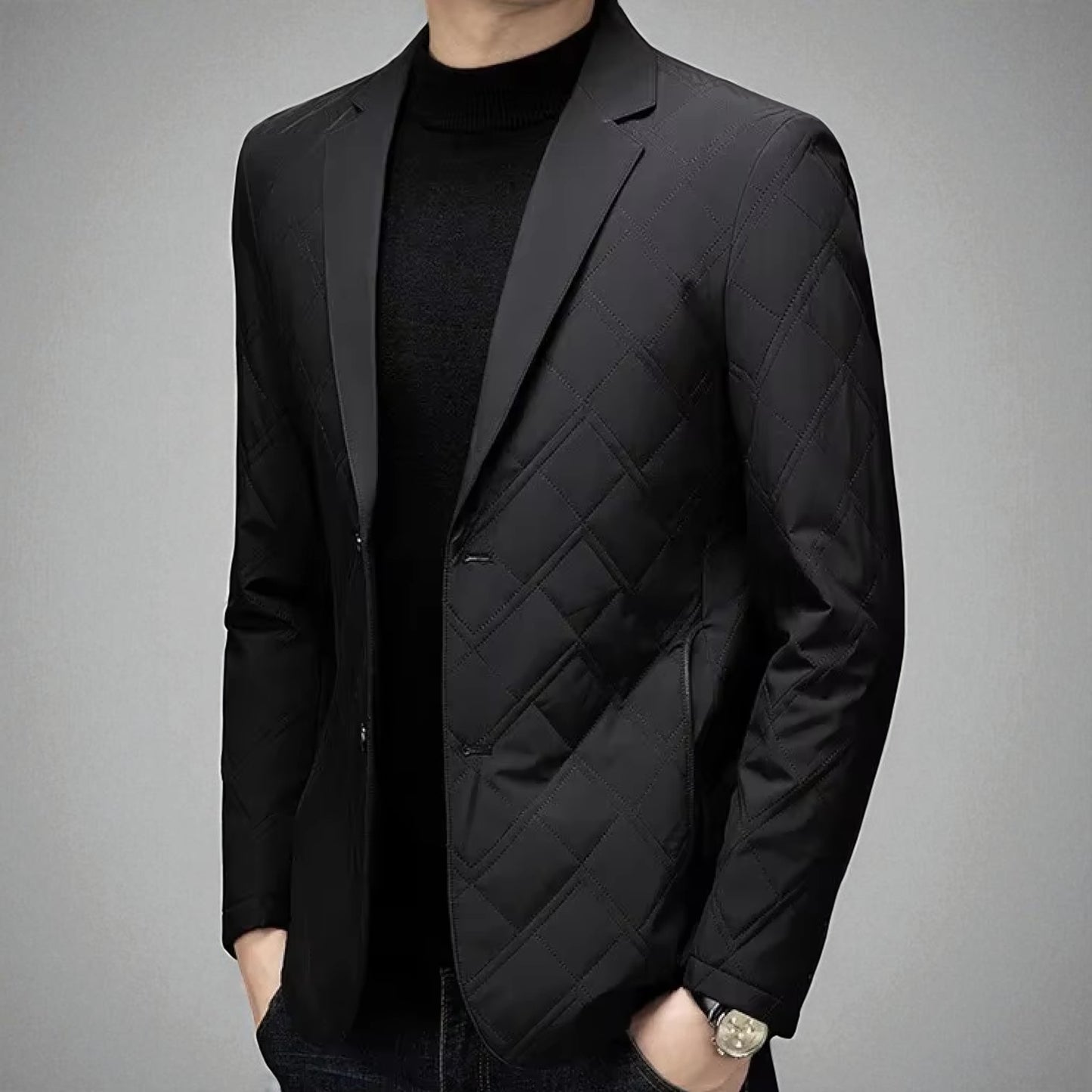 Diamond Quilt Blazer