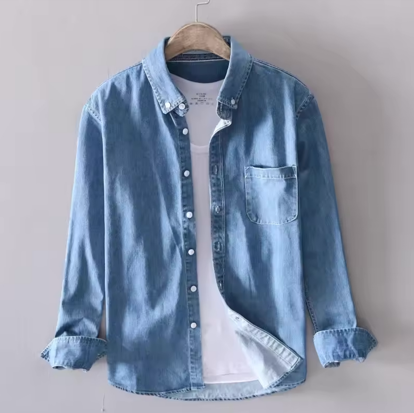 Lived-In Denim Button Down