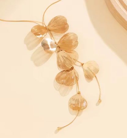 Ginkgo Cascade Necklace