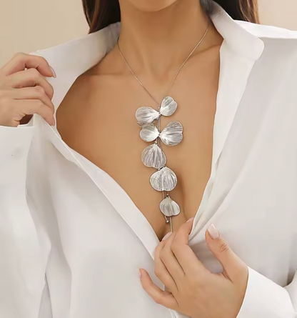 Ginkgo Cascade Necklace