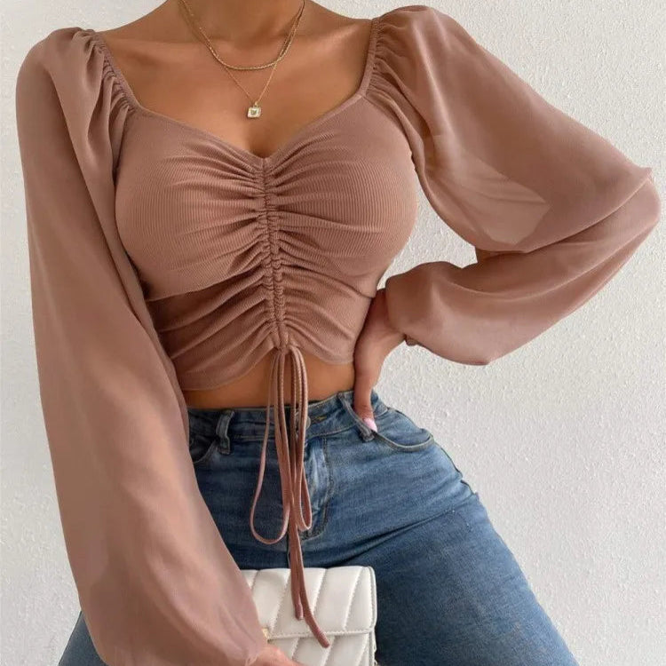 Sweetheart Drawstring Top