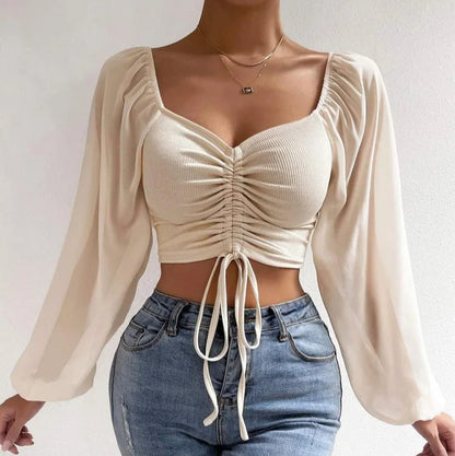 Sweetheart Drawstring Top