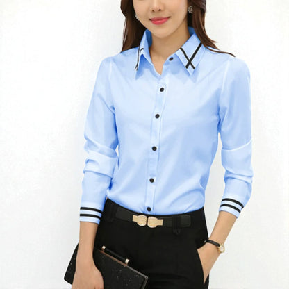 Genevieve Trim Blouse