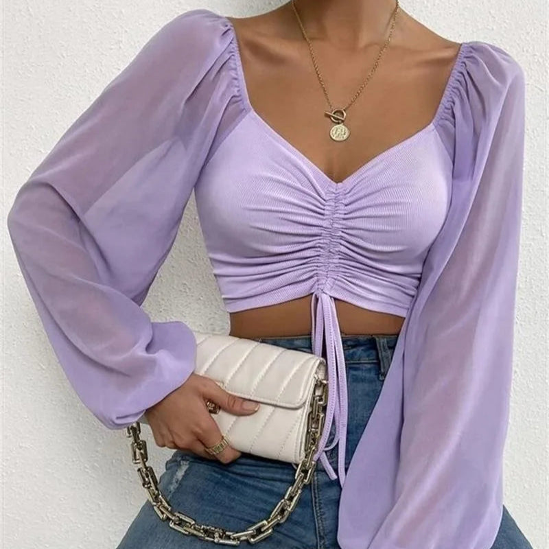 Sweetheart Drawstring Top