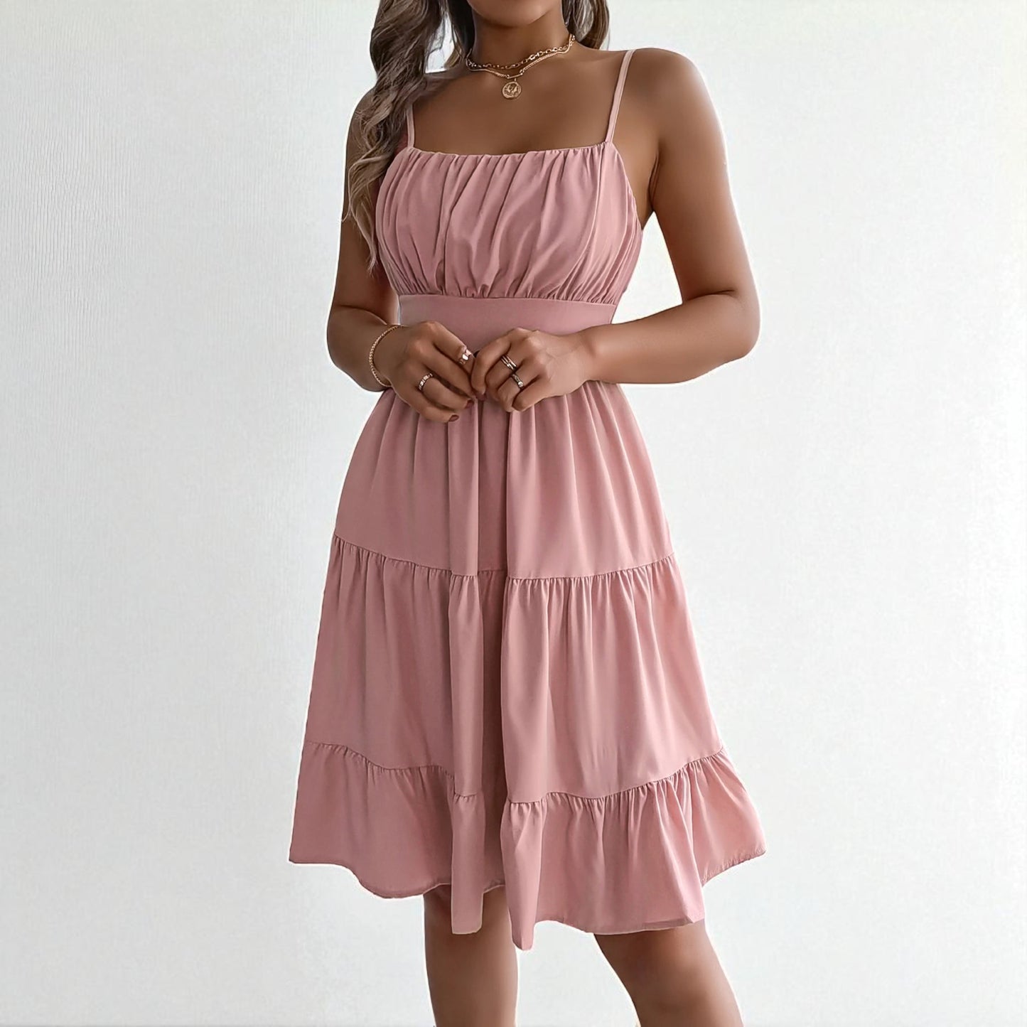 Golden Hour Mini Dress