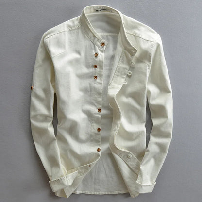 Kyoto Linen Long Sleeve Button Down