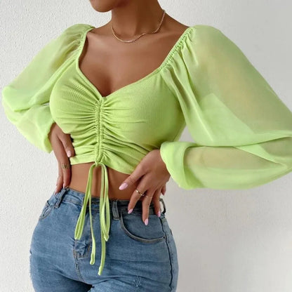 Sweetheart Drawstring Top