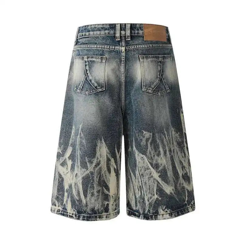 Modern Grunge Denim Short