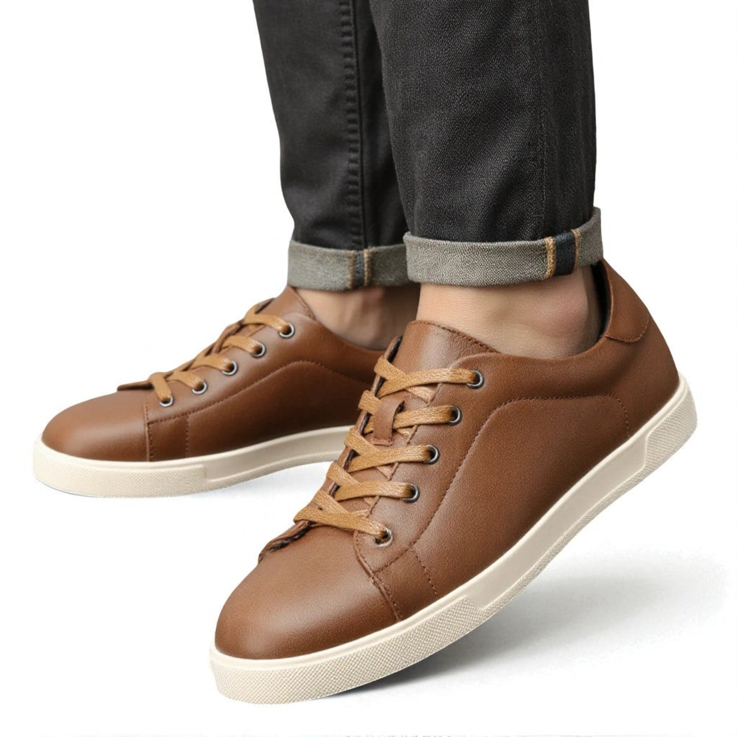 Leather Comfort Trainer