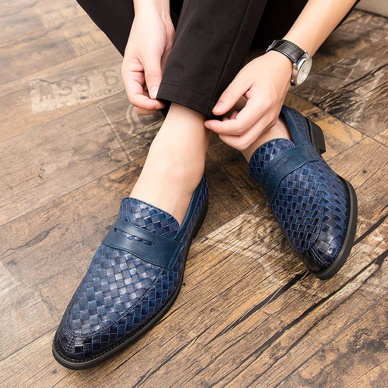 Heritage Leather Weave Loafer