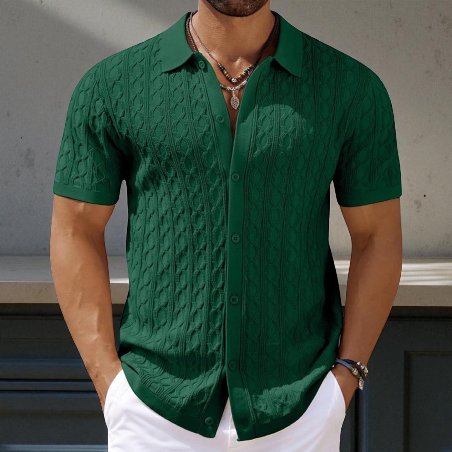 Mariner Weave Button Down